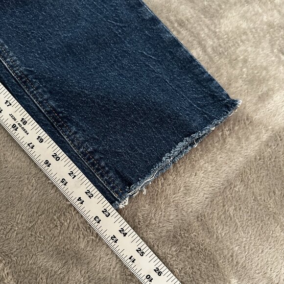 J. Crew Demi Boot Cut Crop Dark Wash Jeans Women's 27 Petite 27P - Picture 7 of 8